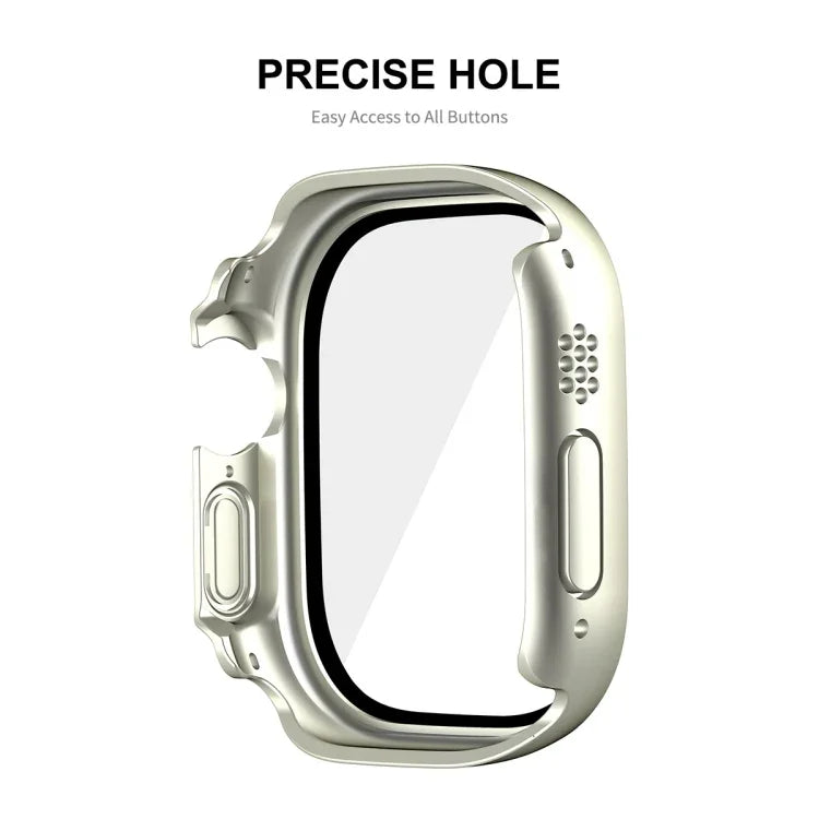 สำหรับ Apple Watch Ultra 3 / 2 / 1 49 มม. เคสกรอบ PC กันน้ำ ENKAY Hat-Prince ครอบคลุมเต็มรูปแบบ + กระจกนิรภัย 9H