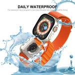 สำหรับ Apple Watch Ultra 3 / 2 / 1 49 มม. เคสกรอบ PC กันน้ำ ENKAY Hat-Prince ครอบคลุมเต็มรูปแบบ + กระจกนิรภัย 9H