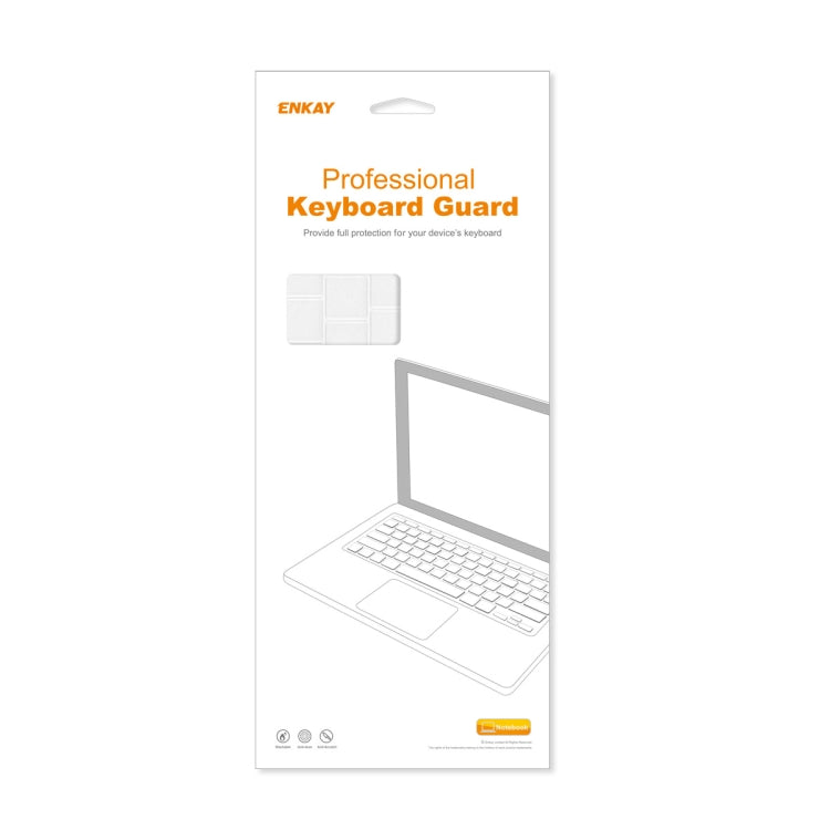 ฟิล์มป้องกันคีย์บอร์ด TPU อ่อนบางพิเศษ ENKAY สำหรับ Microsoft Surface Laptop 2/3/4/5 13.5