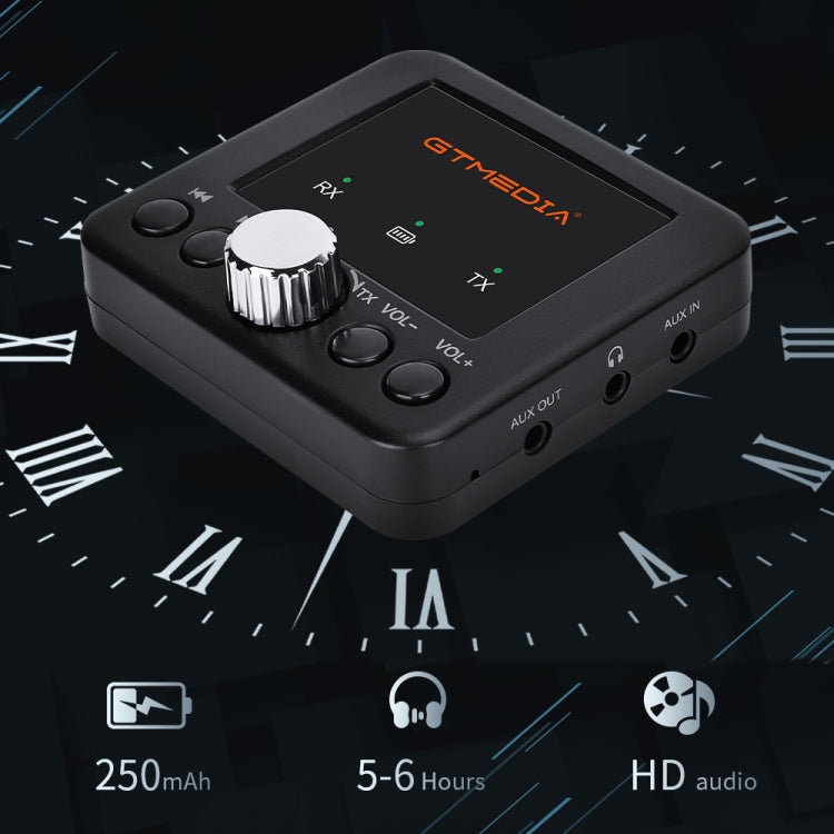 GTMEDIA RT05 ตัวรับและส่งสัญญาณเสียง Bluetooth 5.0 2 in 1 อะแดปเตอร์, RT05