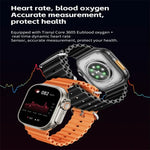 นาฬิกาอัจฉริยะหน้าจอสี WS83 MAX ULTRA ขนาด 2.03 นิ้ว รองรับการตรวจวัดอัตราการเต้นของหัวใจ / ความดันโลหิต