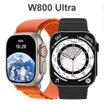 นาฬิกาอัจฉริยะหน้าจอสี W800 Ultra ขนาด 2.02 นิ้ว รองรับการตรวจวัดอัตราการเต้นของหัวใจ / ความดันโลหิต