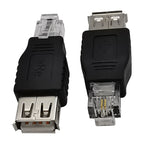 อะแดปเตอร์แปลง JUNSUNMAY USB ตัวเมียเป็นตัวผู้ RJ11 6P2C