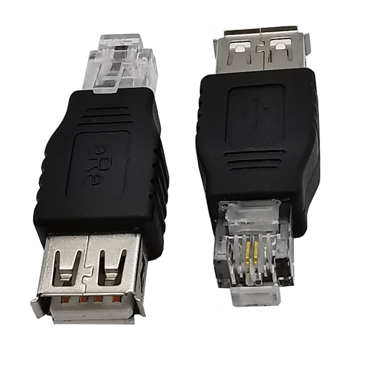 อะแดปเตอร์แปลง JUNSUNMAY USB ตัวเมียเป็นตัวผู้ RJ11 6P2C