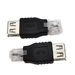 อะแดปเตอร์แปลง JUNSUNMAY USB ตัวเมียเป็นตัวผู้ RJ11 6P2C