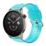 22mm Transparent Shiny Diamond TPU Watch Band, For Huawei Watch Buds, For Huawei Watch3 Pro New, For Huawei Watch GT3 Pro 46mm, For Huawei Watch GT Runne, For Huawei Watch GT3 46mm, For Huawei Watch GT2 Pro, For Honor Watch GS Pro                      ...