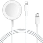 สายชาร์จแม่เหล็ก USB 2 in 1 สำหรับ Apple Watch Series & iPhone ความยาว 1.2 ม., DS-XB015