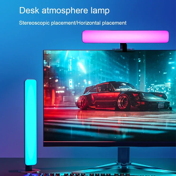 SAL042 ไฟเวทมนตร์ RGB สำหรับพื้นหลังคอมพิวเตอร์ พร้อมเซนเซอร์เสียง ไฟอัจฉริยะ