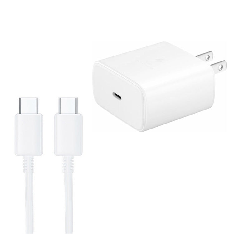 M135 ที่ชาร์จเร็ว 45W USB-C / Type-C พร้อมสาย Type-C to Type-C 5A ปลั๊กสหรัฐอเมริกา ปลั๊กสหรัฐอเมริกา + สาย Type-C