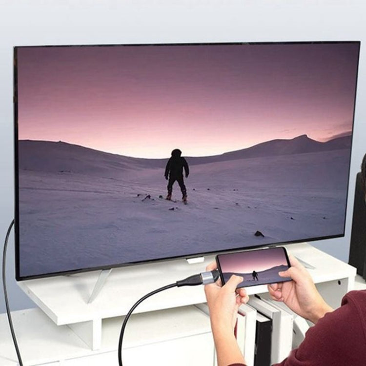 อะแดปเตอร์ USB Type-C เป็น HDMI 4K สำหรับแท็บเล็ต โทรศัพท์ แล็ปท็อป 60HZ 1080P