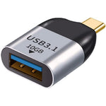 อะแดปเตอร์ USB 3.0 Type A ตัวเมียเป็น USB 3.1 Type C ตัวผู้ OTG สำหรับแล็ปท็อปและโทรศัพท์ ความเร็วข้อมูล 10Gbps