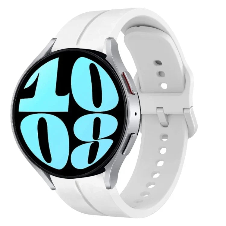 สายรัดนาฬิกาซิลิโคนแบบห่วง 20 มม. สำหรับ Samsung Galaxy Watch 6 40 มม. / สำหรับ Samsung Galaxy Watch 6 Classic 43 มม.