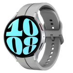 20mm Loop Silicone Watch Band, For Samsung Galaxy Watch 6 40mm, For Samsung Galaxy Watch 6 Classic 43mm