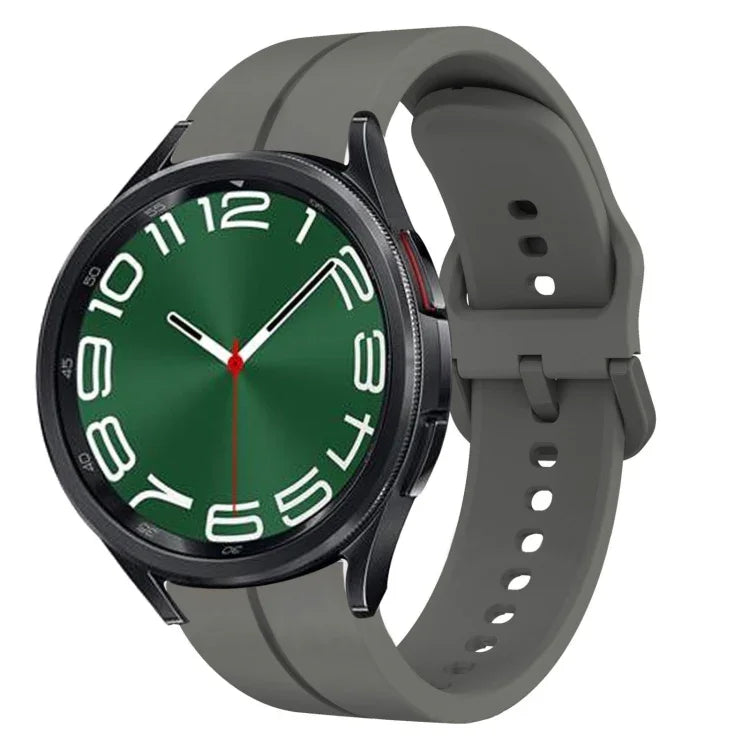 20mm Loop Silicone Watch Band, For Samsung Galaxy Watch 6 40mm, For Samsung Galaxy Watch 6 Classic 43mm