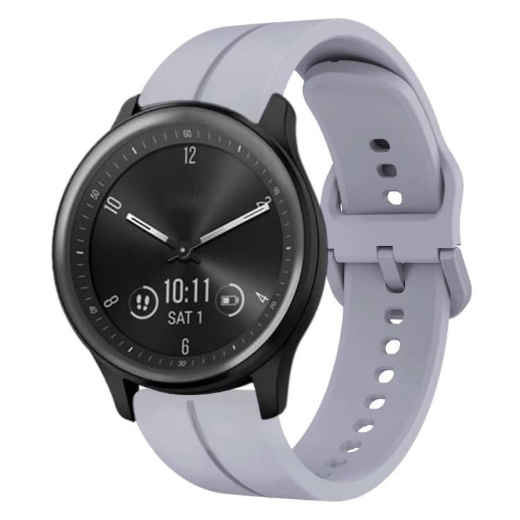 20mm Loop Silicone Watch Band, For Garmin Vivomove Sport, For Garmin Venu 2 Plus, For Garmin Approach S40, For Garmin Forerunner 158