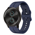 20mm Loop Silicone Watch Band, For Garminmove Style, For Garmin Forerunner 645 Music, For Garmin Forerunner Sq2, For Garmin Forerunner Sq2 Music