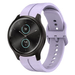 20mm Loop Silicone Watch Band, For Garminmove Style, For Garmin Forerunner 645 Music, For Garmin Forerunner Sq2, For Garmin Forerunner Sq2 Music
