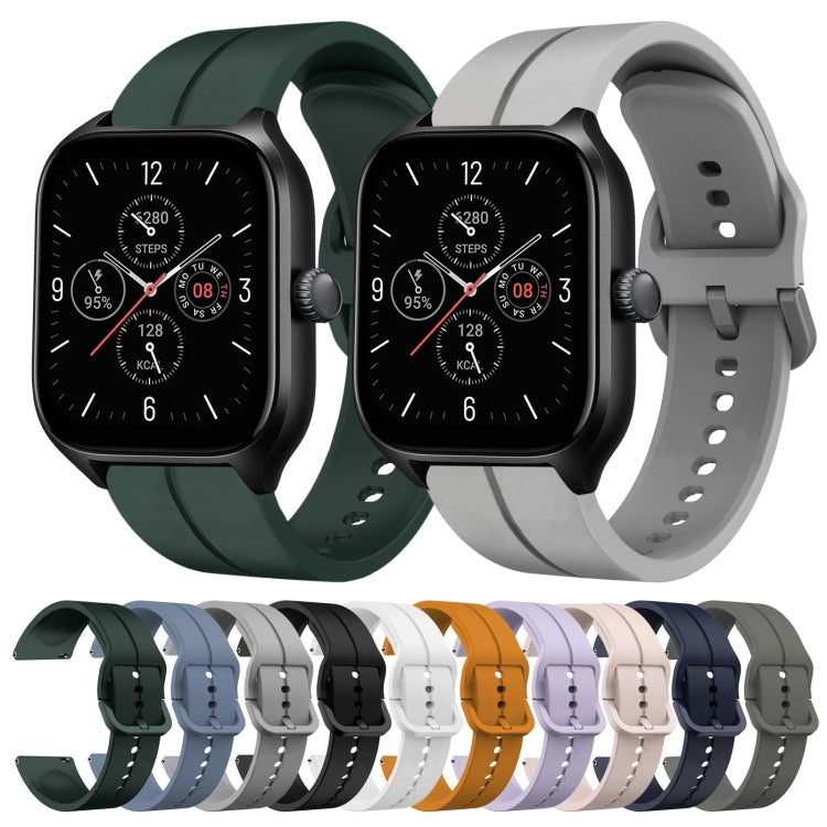 20mm Loop Silicone Watch Band, For Amazfit GTS 4, For Amazfit GTS 3, For Amazfit GTS 2E, For Amazfit GTS 2 Mini