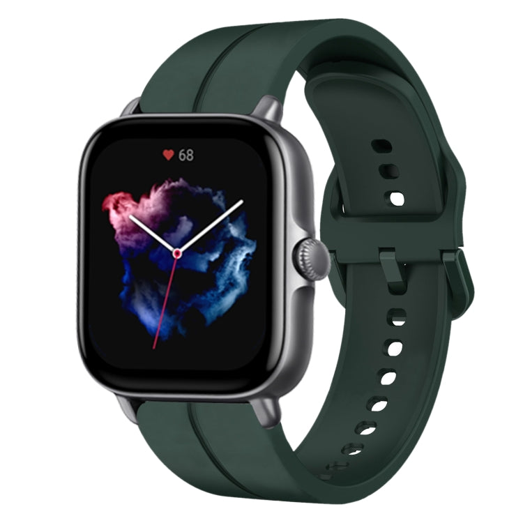 20mm Loop Silicone Watch Band, For Amazfit GTS 4, For Amazfit GTS 3, For Amazfit GTS 2E, For Amazfit GTS 2 Mini