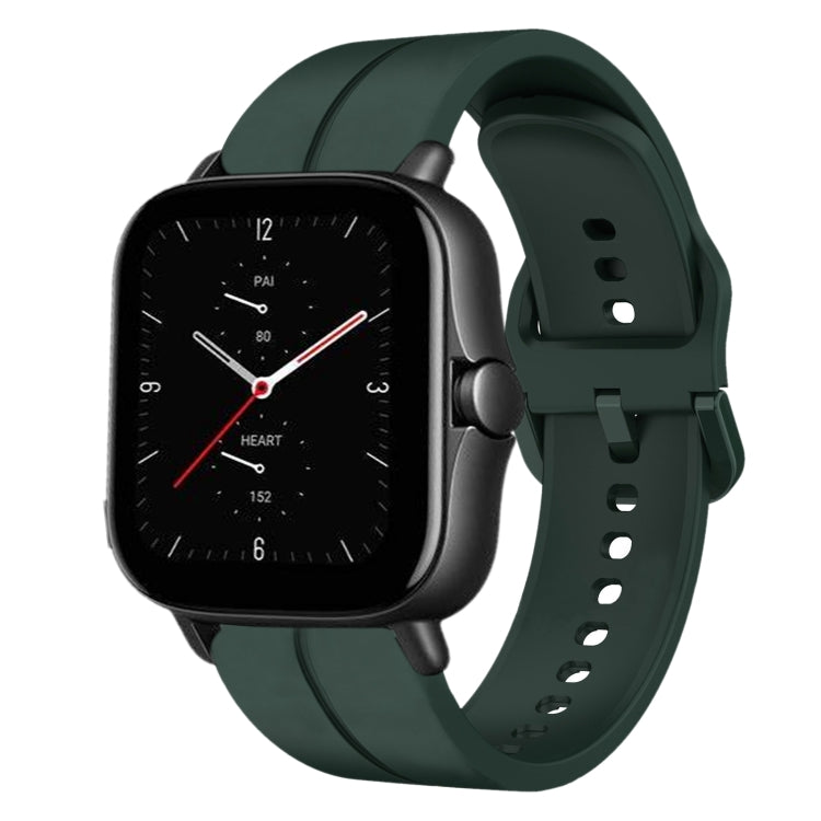 20mm Loop Silicone Watch Band, For Amazfit GTS 4, For Amazfit GTS 3, For Amazfit GTS 2E, For Amazfit GTS 2 Mini