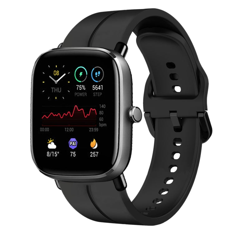20mm Loop Silicone Watch Band, For Amazfit GTS 4, For Amazfit GTS 3, For Amazfit GTS 2E, For Amazfit GTS 2 Mini