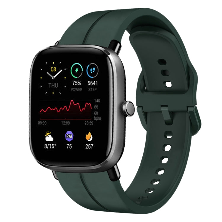 20mm Loop Silicone Watch Band, For Amazfit GTS 4, For Amazfit GTS 3, For Amazfit GTS 2E, For Amazfit GTS 2 Mini