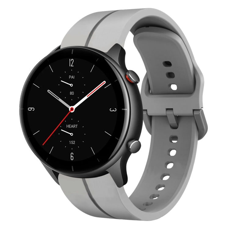 22mm  Loop Silicone Watch Band, For Amazfit GTR 2e, For Amazfit GTR 2, For Amazfit 3, For Amazfit GTR 47mm