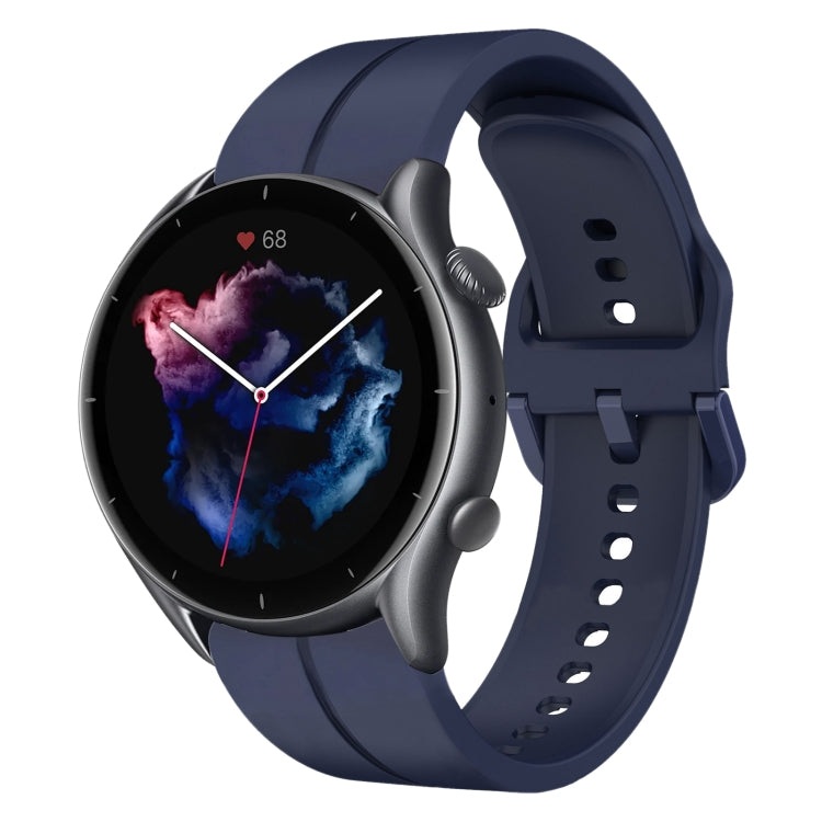 22mm  Loop Silicone Watch Band, For Amazfit GTR 2e, For Amazfit GTR 2, For Amazfit 3, For Amazfit GTR 47mm
