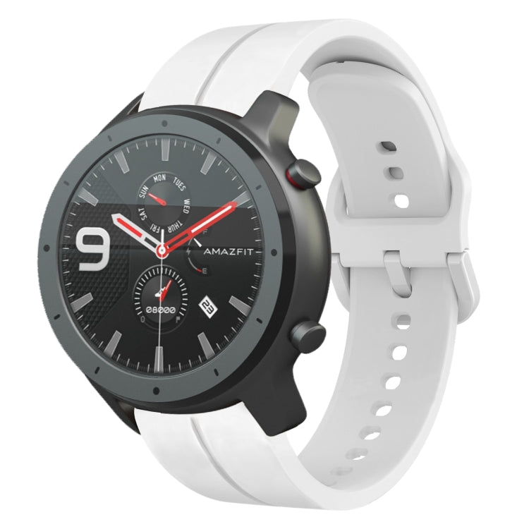 22mm  Loop Silicone Watch Band, For Amazfit GTR 2e, For Amazfit GTR 2, For Amazfit 3, For Amazfit GTR 47mm