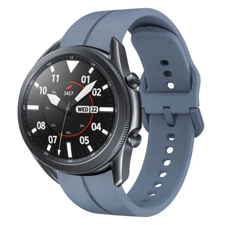 22mm Loop Silicone Watch Band, For Samsung Galaxy Watch3 45mm, For Samsung Galaxy Watch 46mm, For Samsung Gear S3 Classic, For Samsung Gear S3 Frontier