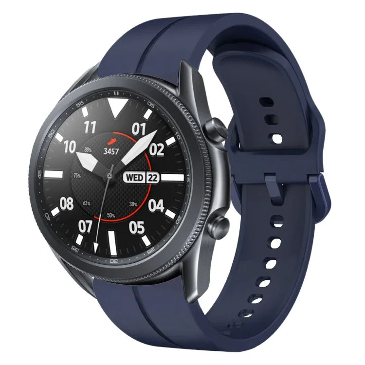 22mm Loop Silicone Watch Band, For Samsung Galaxy Watch3 45mm, For Samsung Galaxy Watch 46mm, For Samsung Gear S3 Classic, For Samsung Gear S3 Frontier