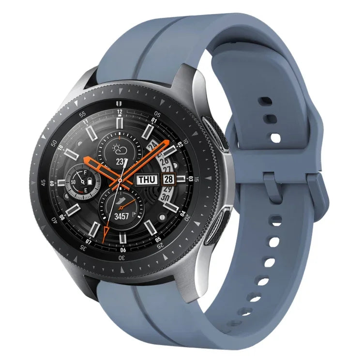 22mm Loop Silicone Watch Band, For Samsung Galaxy Watch3 45mm, For Samsung Galaxy Watch 46mm, For Samsung Gear S3 Classic, For Samsung Gear S3 Frontier