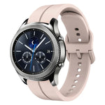 22mm Loop Silicone Watch Band, For Samsung Galaxy Watch3 45mm, For Samsung Galaxy Watch 46mm, For Samsung Gear S3 Classic, For Samsung Gear S3 Frontier