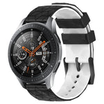 สายรัดนาฬิกาซิลิโคนลายฟุตบอลสองสี 22 มม. สำหรับ Samsung Galaxy Watch3 45 มม., Samsung Galaxy Watch 46 มม., Samsung Gear S3 Classic, Samsung Gear S3 Frontier