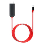 สายแปลงอะแดปเตอร์ 2m 8 พิน เป็น HDMI สำหรับซิงค์วิดีโอหน้าจอ iPad iPhone, 8 พิน เป็น HDMI