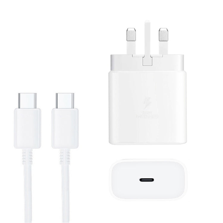 ที่ชาร์จเร็ว M135 45W พอร์ต USB-C / Type-C พร้อมสาย Type-C 5A Type-C to Type-C, ปลั๊ก UK, ปลั๊ก UK + สาย Type-C