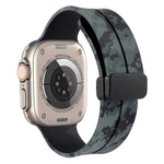 สายซิลิโคนลายพราง Magnetic Clasp สำหรับ Apple Watch Ultra 49mm, สำหรับ Apple Watch Series 8&7 45mm, สำหรับ Apple Watch Series 8&7 41mm