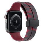สายซิลิโคนลายพราง Magnetic Clasp สำหรับ Apple Watch Ultra 49mm, สำหรับ Apple Watch Series 8&7 45mm, สำหรับ Apple Watch Series 8&7 41mm