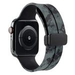 สายซิลิโคนลายพราง Magnetic Clasp สำหรับ Apple Watch Ultra 49mm, สำหรับ Apple Watch Series 8&7 45mm, สำหรับ Apple Watch Series 8&7 41mm