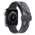 สายซิลิโคนลายพราง Magnetic Clasp สำหรับ Apple Watch Ultra 49mm, สำหรับ Apple Watch Series 8&7 45mm, สำหรับ Apple Watch Series 8&7 41mm
