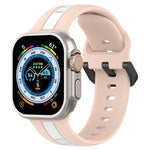 สายซิลิโคน Two-Color Loop Buckle สำหรับ Apple Watch Ultra 49mm, สำหรับ Apple Watch Series 8&7 45mm, สำหรับ Apple Watch Series 8&7 41mm