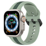 สายซิลิโคน Two-Color Loop Buckle สำหรับ Apple Watch Ultra 49mm, สำหรับ Apple Watch Series 8&7 45mm, สำหรับ Apple Watch Series 8&7 41mm