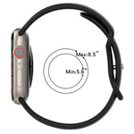 สายซิลิโคนสองสี Butterfly Buckle สำหรับ Apple Watch Ultra 49mm, สำหรับ Apple Watch Series 8&7 45mm, สำหรับ Apple Watch Series 8&7 41mm