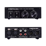สวิตช์ควบคุมเสียง 2 เข้า 2 ออก สัญญาณ RCA เปลี่ยนเป็นสัญญาณบาลานซ์ XLR ไม่ต้องใช้ไฟเลี้ยง พร้อมปรับเสียงช่อง L/R แยกอิสระ เหมาะสำหรับอุปกรณ์ที่ต้องการปรับเสียง