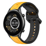 22mm Convex Loop Two-Color Silicone Watch Band, For Xiaomi Haylou RT2 LS10, For  Xiaomi Haylou RS4 LS12