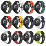 22mm Convex Loop Two-Color Silicone Watch Band, For Xiaomi Haylou RT2 LS10, For  Xiaomi Haylou RS4 LS12
