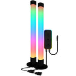 SAL006BS หลอดไฟ LED 2 ดวง ท่อไฟซิงค์กับเสียงเพลง WiFi ไฟกลางคืนอัจฉริยะ