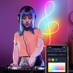 ไฟเชือกนีออน RGB ซิงค์เพลง TUYA WIFI กันน้ำ 3m รุ่น NH021, NH021