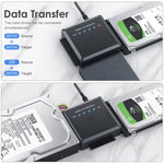 อะแดปเตอร์แปลง USB3.0 เป็น SATA หรือ IDE สำหรับฮาร์ดไดรฟ์ พร้อมฟังก์ชันโคลน