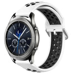 สายรัดนาฬิกาซิลิโคนแบบเจาะรูระบายอากาศ 22mm สำหรับ Samsung Galaxy Watch3 45mm, สำหรับ Samsung Gear S3 Classic, สำหรับ Samsung Gear S3 Frontier